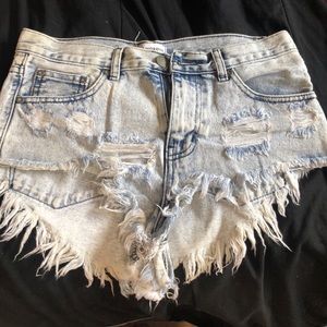 acid wash shorts
